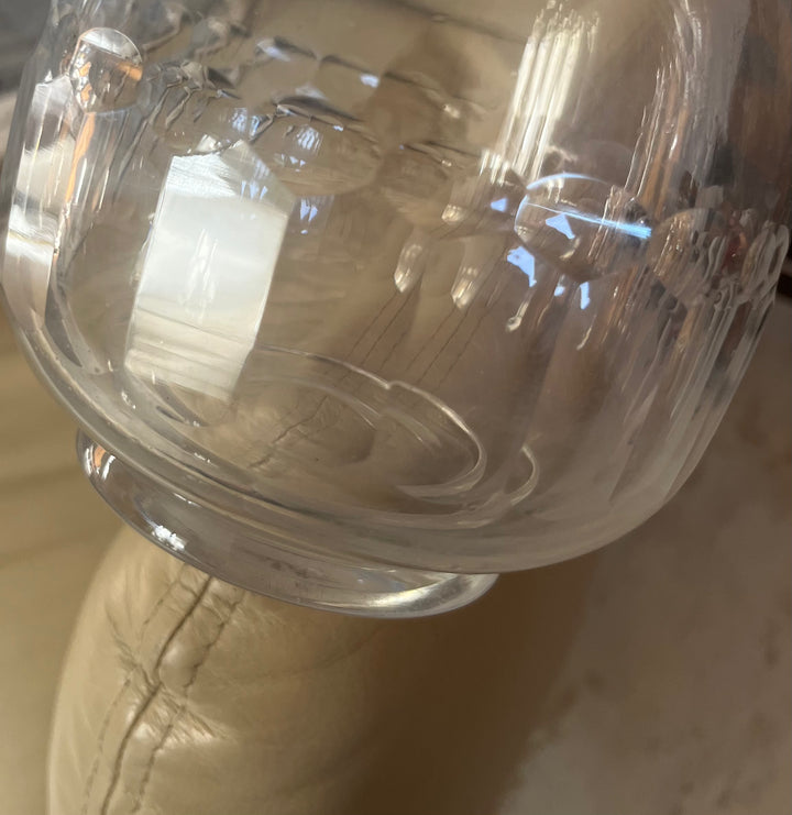 carafe cristal gondole du milieu XIXe