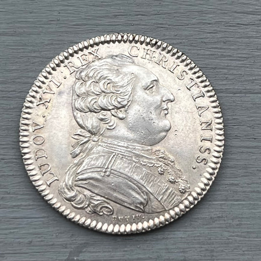 Silver Token, Burgund, Louis XVI, Comitia Burgundiae 1785