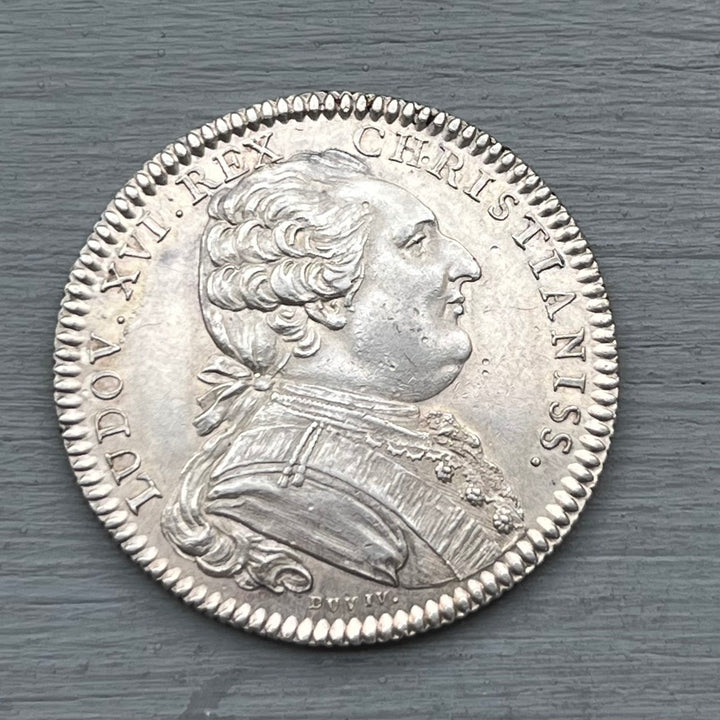 Jeton argent , BOURGOGNE, LOUIS XVI, comitia burgundiae 1785