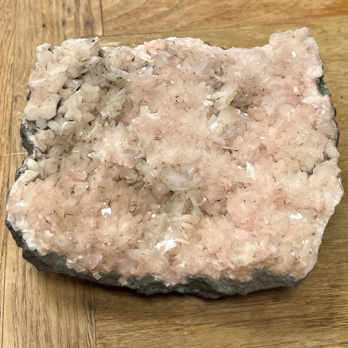 Pink Heulandite with Stilbite India C83