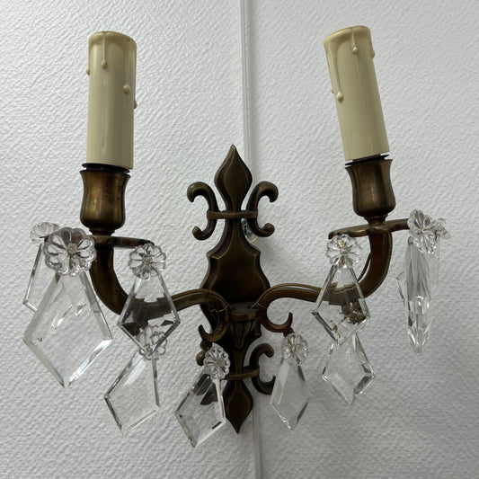 art deco bronze sconces and pendants