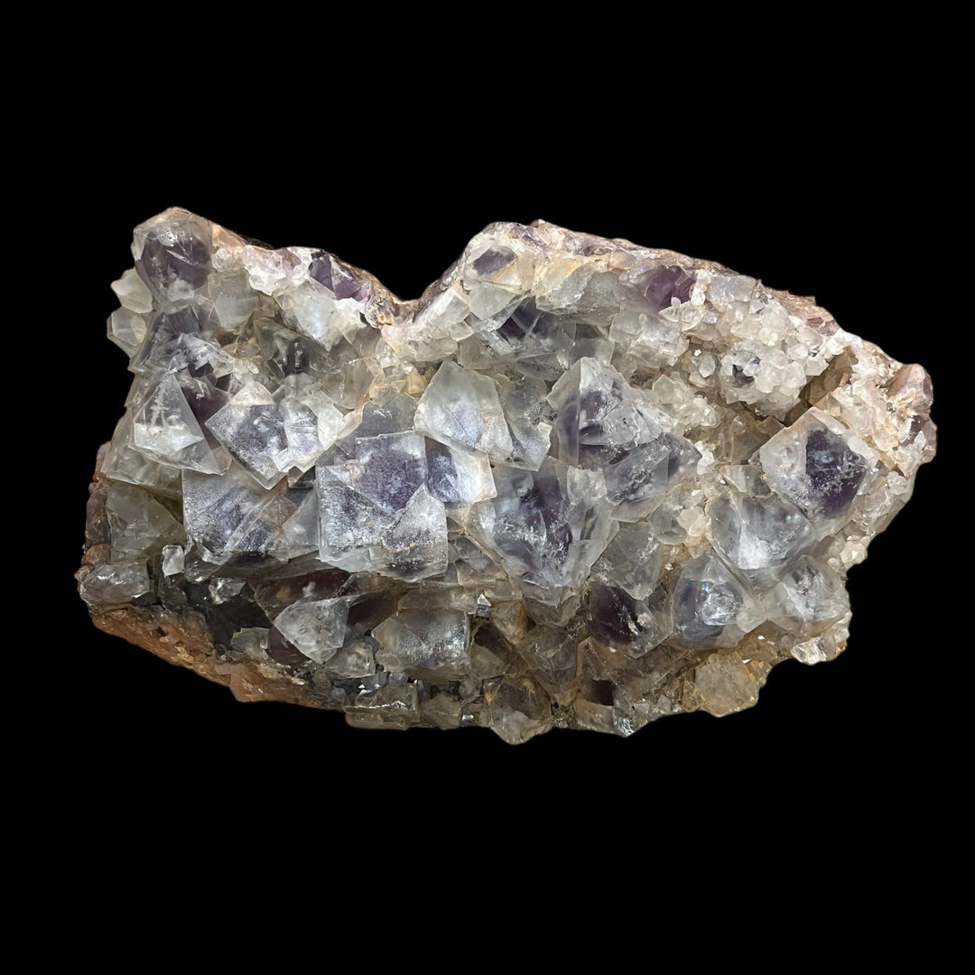 Fluorite fantôme violet quartz Le Beix Puy de Dôme  France DR257