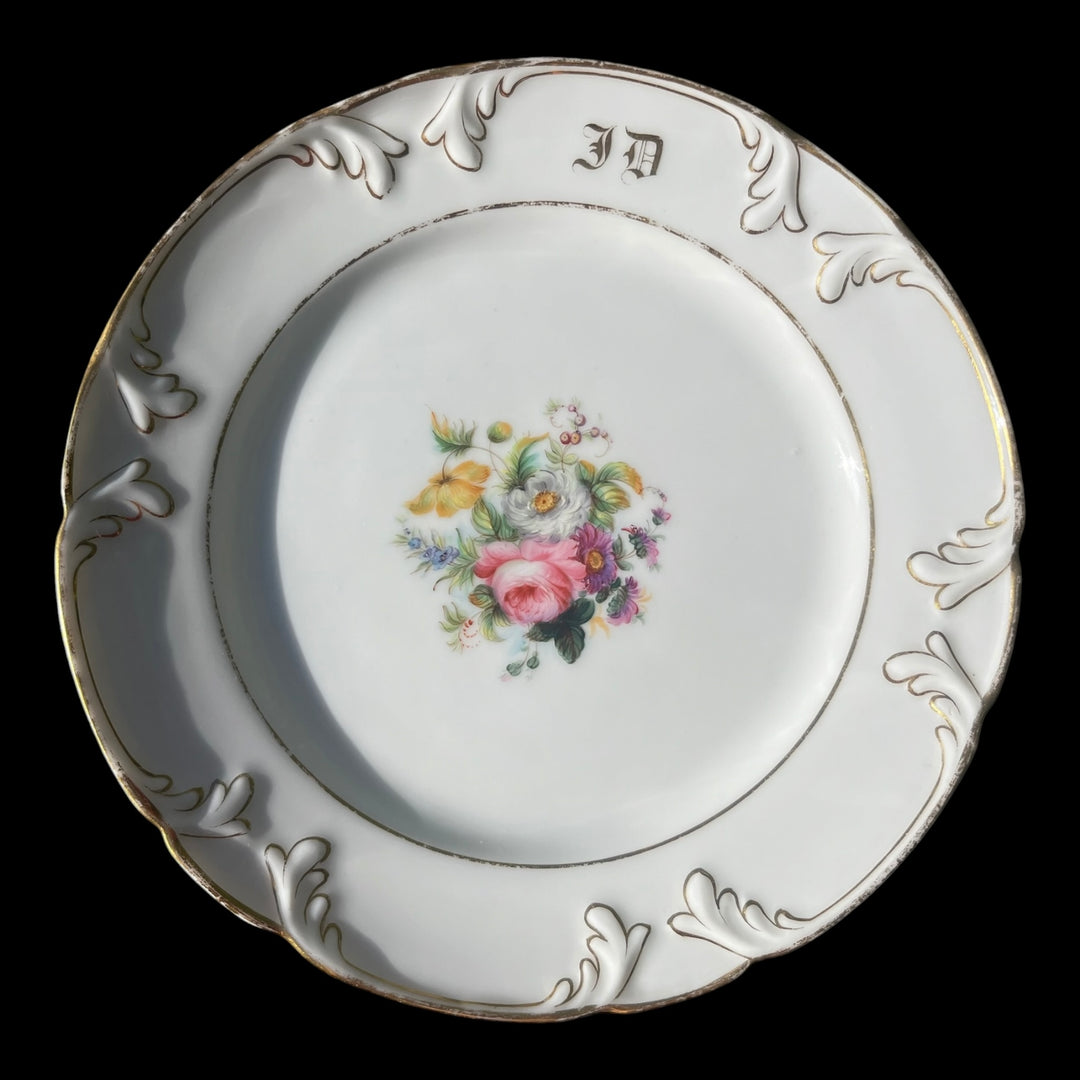 service 11 assiettes porcelaine paris XIXe