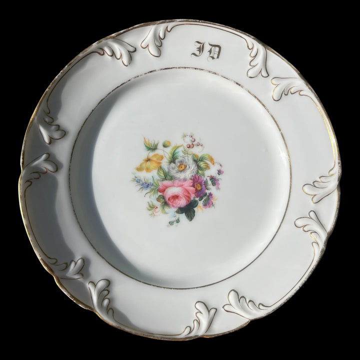 service 11 assiettes porcelaine paris XIXe