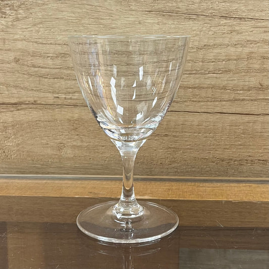 4 crystal wine glasses