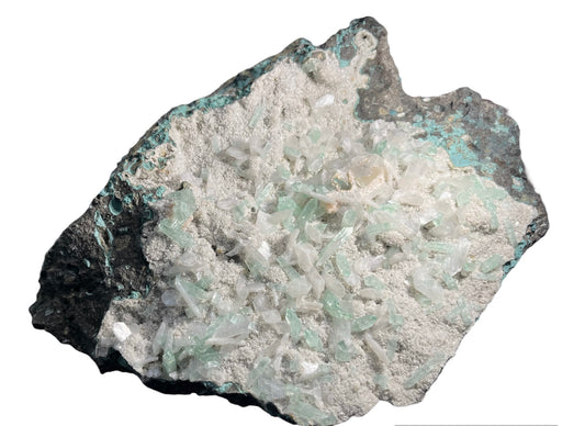 Apophylite verte stilbite Inde DR129