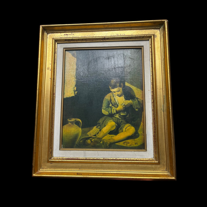 tableau le jeune mendiant de Murillo  copie du louvre