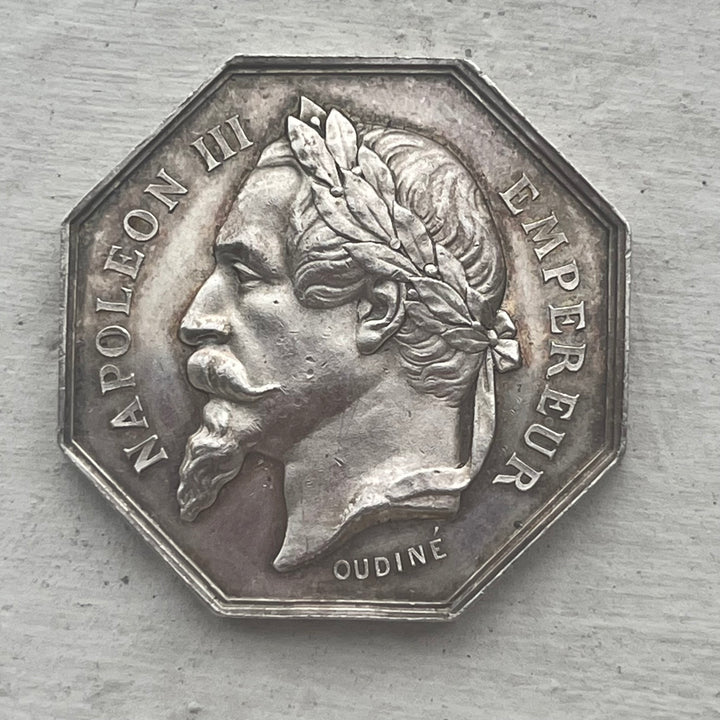 Silbertoken, Notar, Orleans Napoleon III.