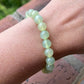 Bracelet SERPENTINE ("jade de chine") pierres boules 8 mm