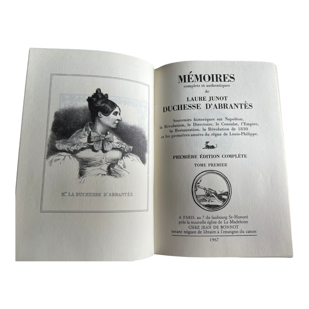 mémoires de la Duchesse d’Abrantes 16 tomes éditeur jean de bonnot