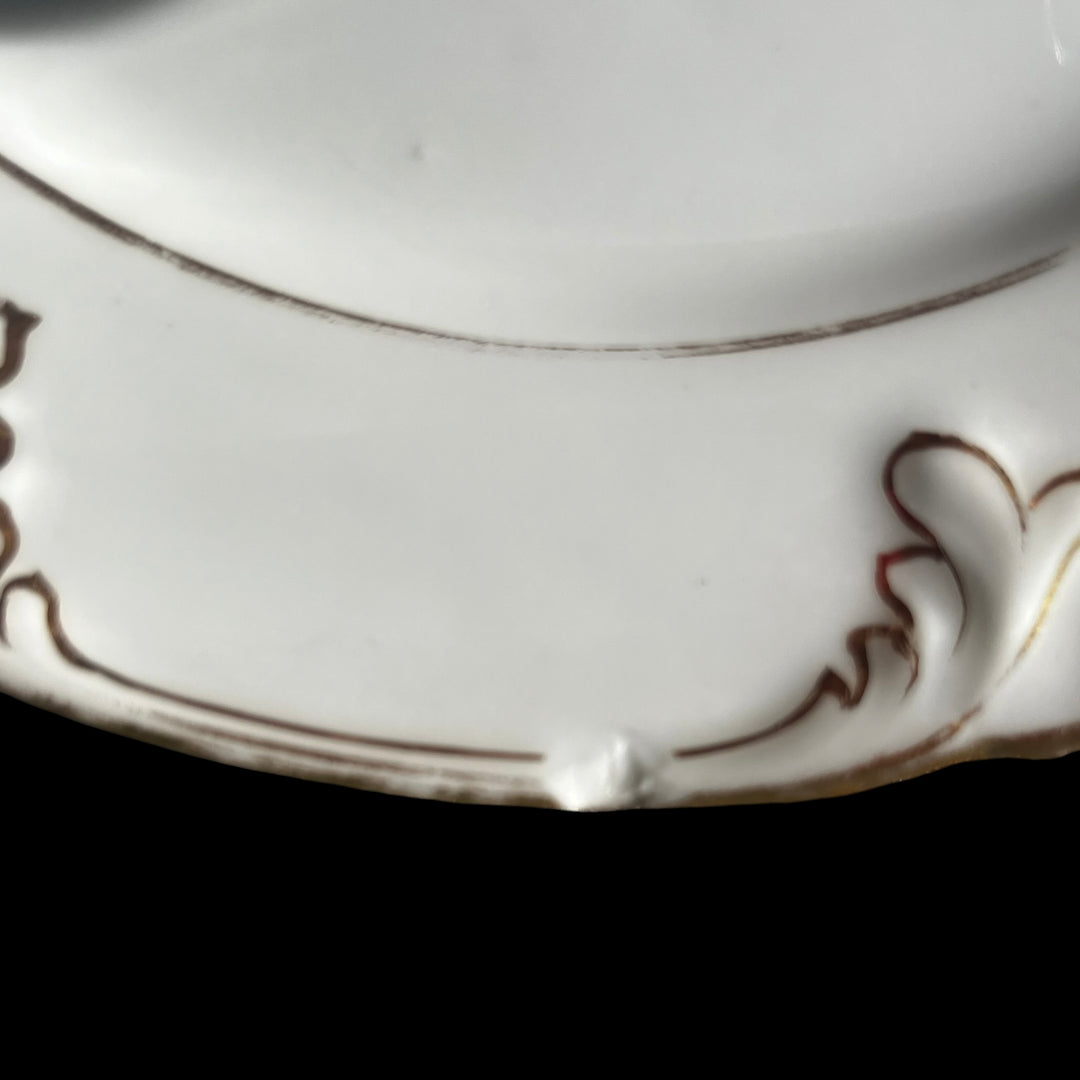 service 11 assiettes porcelaine paris XIXe