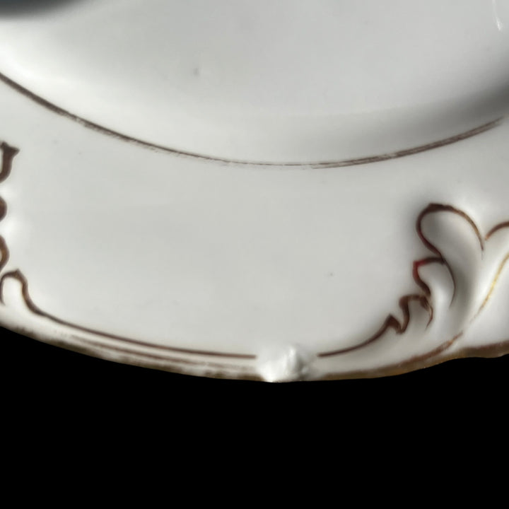 service 11 assiettes porcelaine paris XIXe