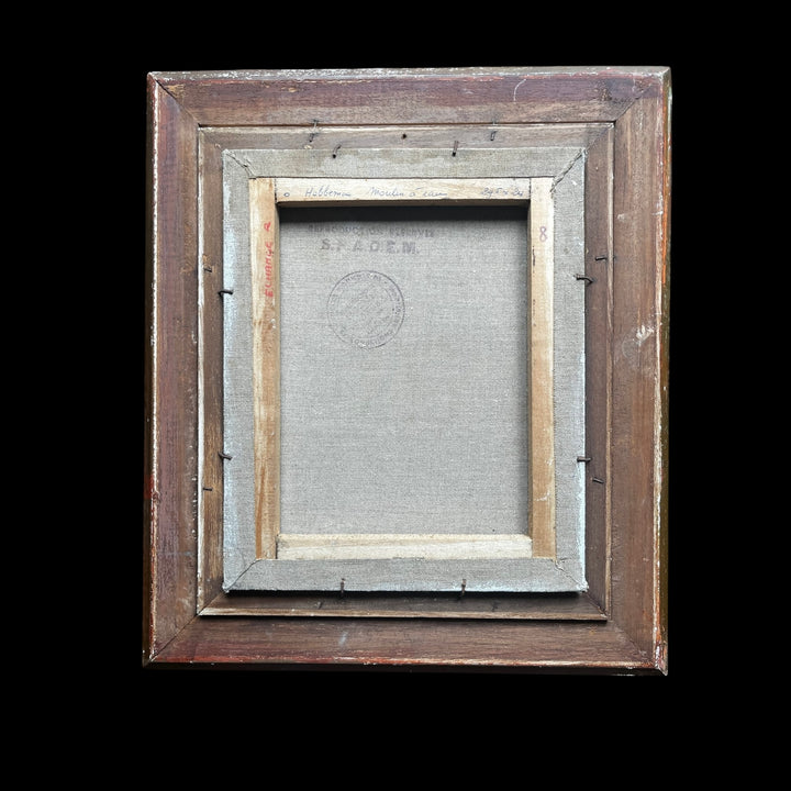 tableau le moulin à eau de hobbema copie du louvre