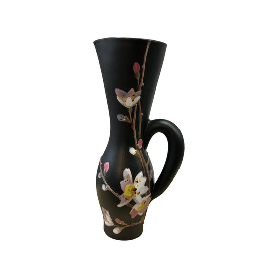 Vallauris Japanese vase by Giraud