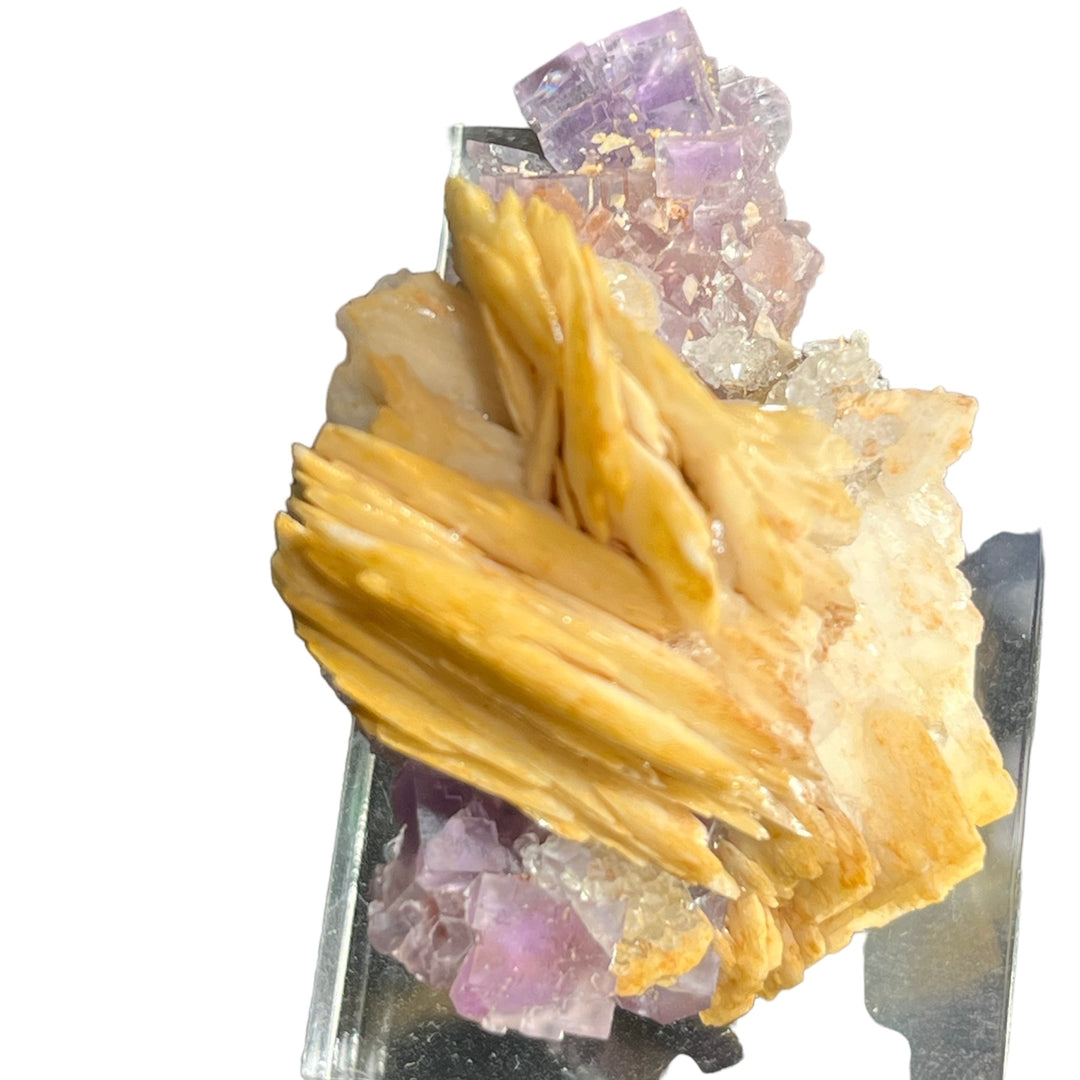 Fluorite and barite quartz Spain FLS43