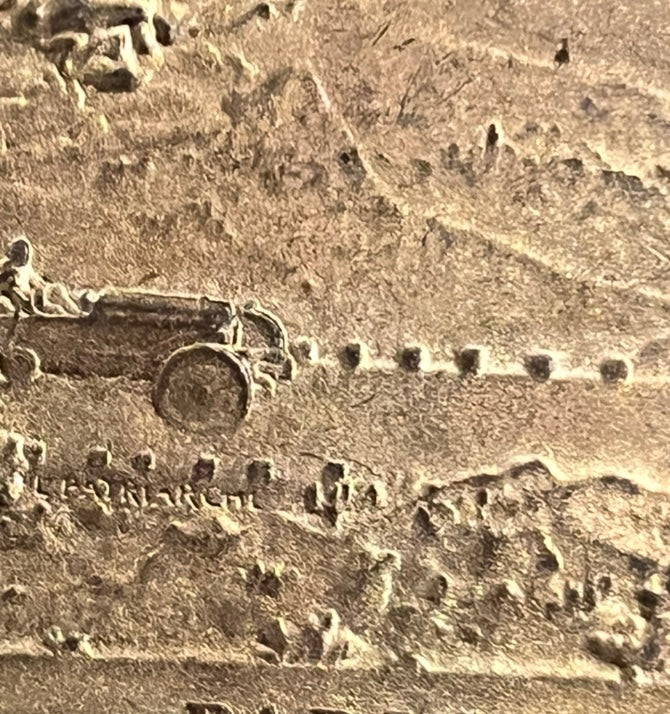 Medaille bronze doré Exposition du progrès national pour mathématicien Jules Haag par Patriarche