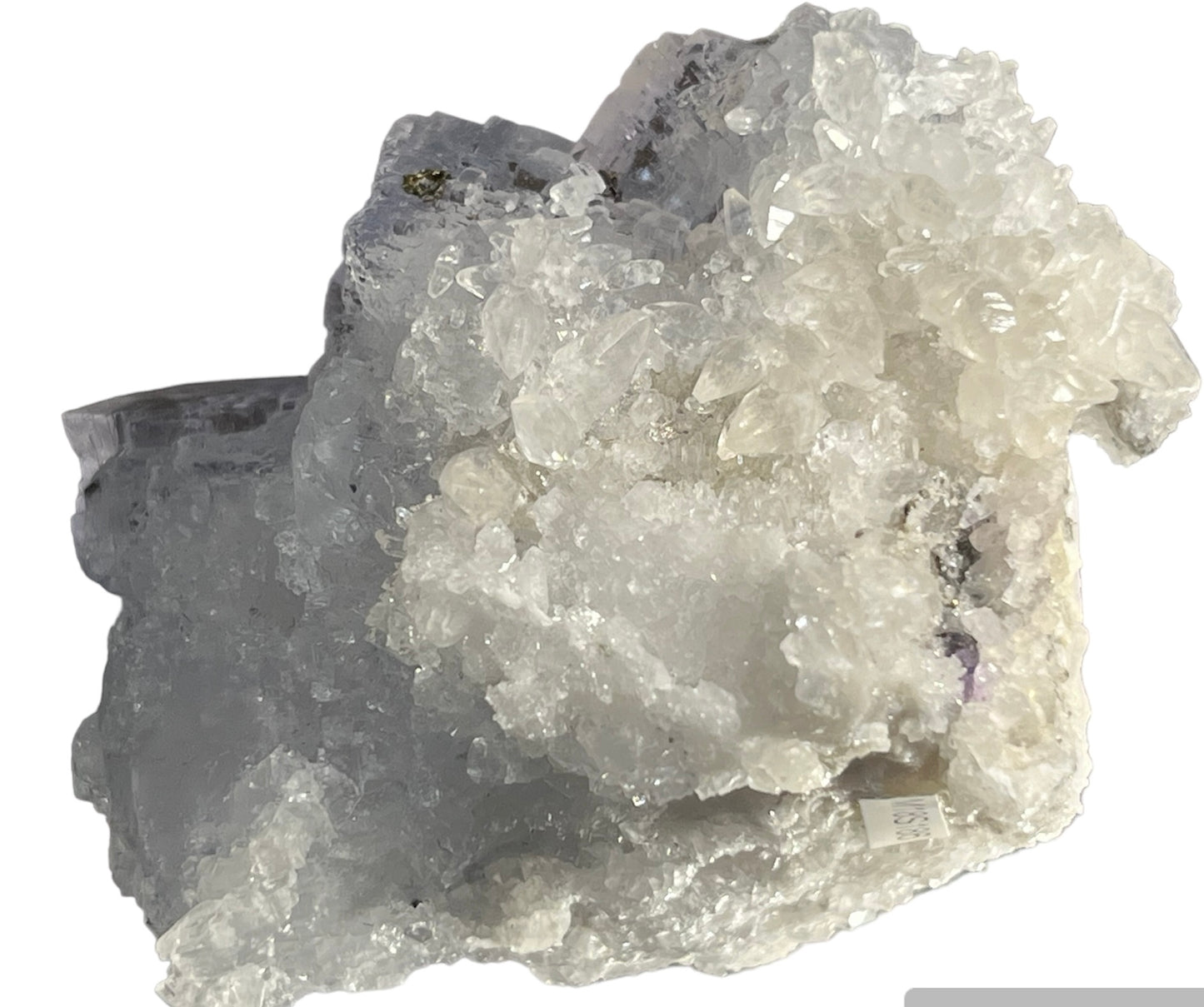 Fluorite avec inclusions pyrite calcite jaimina mine Espagne M18S186