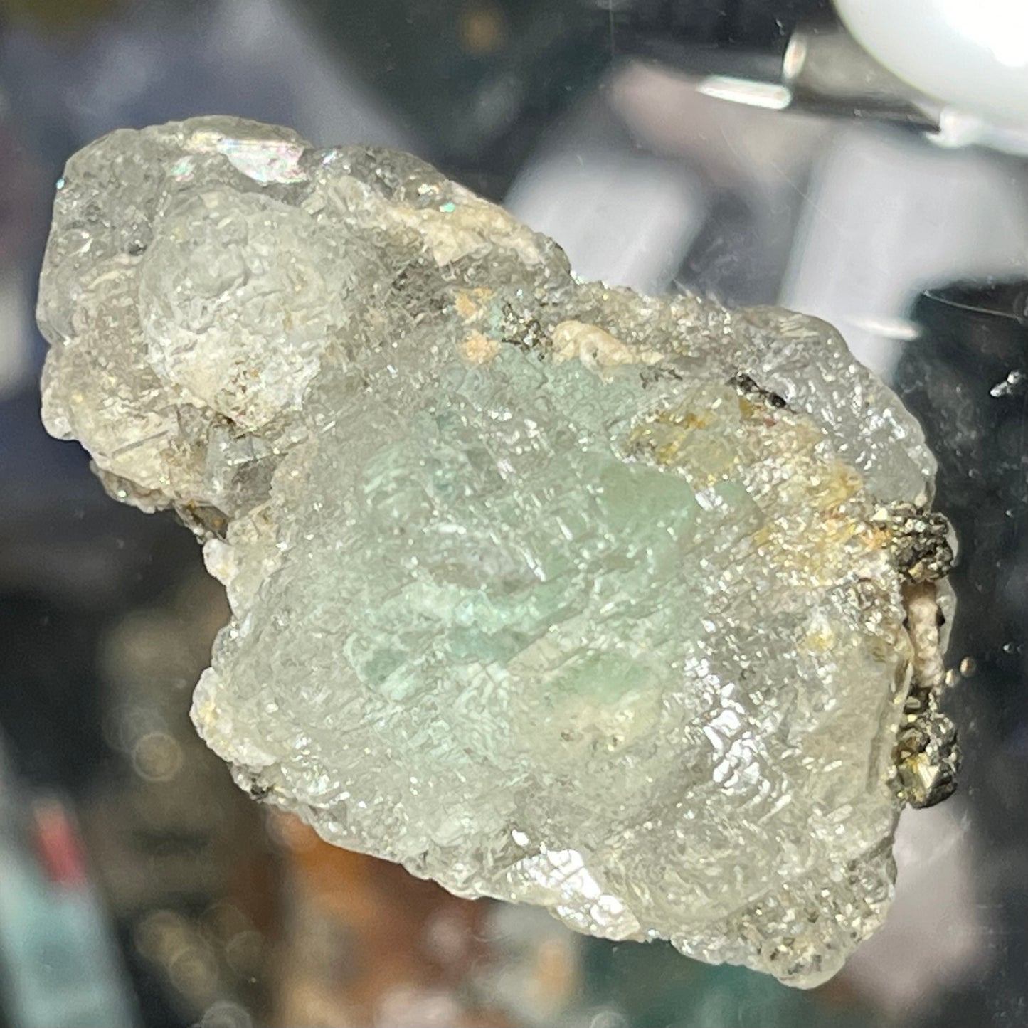 Transparent green fluorite Peru PER5