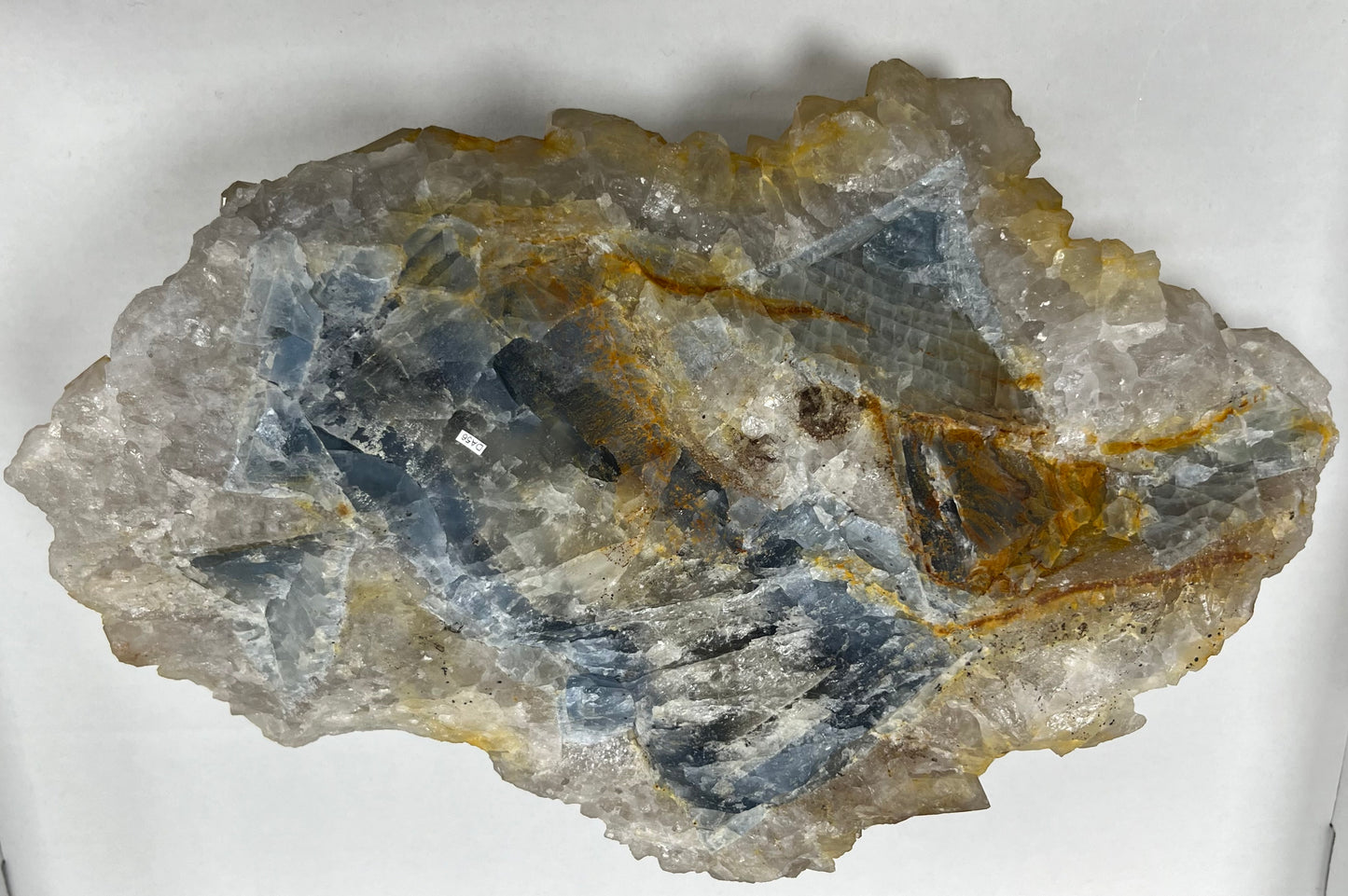 Quartz epimorphe sur Fluorite Maxonchamp France DA56