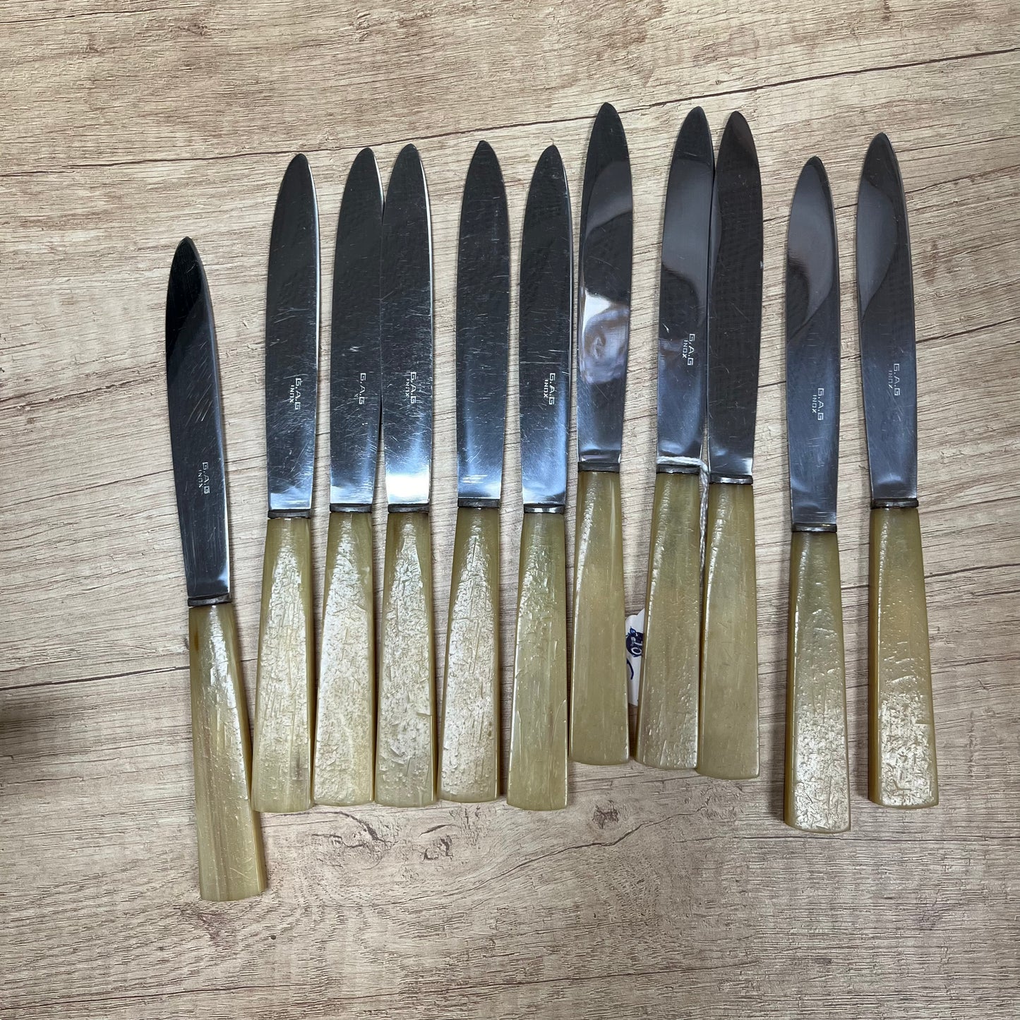 11 ножей Бакелитовая ручка, лезвие из нержавеющей стали GAG Awerswald