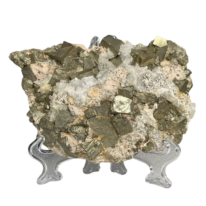 PYRITE quartz Niccioletta Toscane Italie 460g M18W68