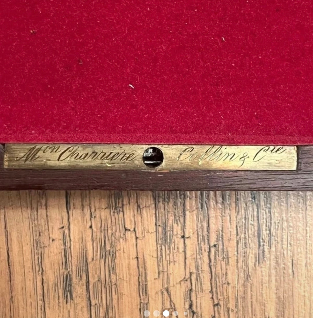 Coffret d'Autopsie Militaire XIXe – Signé Charrière - Collin & Cie Paris – Réglementaire Armée Française (1883)