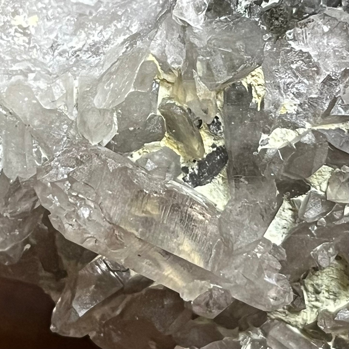 Quartz fumé et citrine Saint André d’Embrun Alpes France DR253