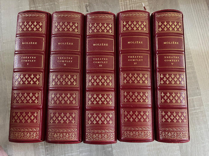 Moliere Thêatre Complet. BELTZ (Robert ) 5 volumes 1964