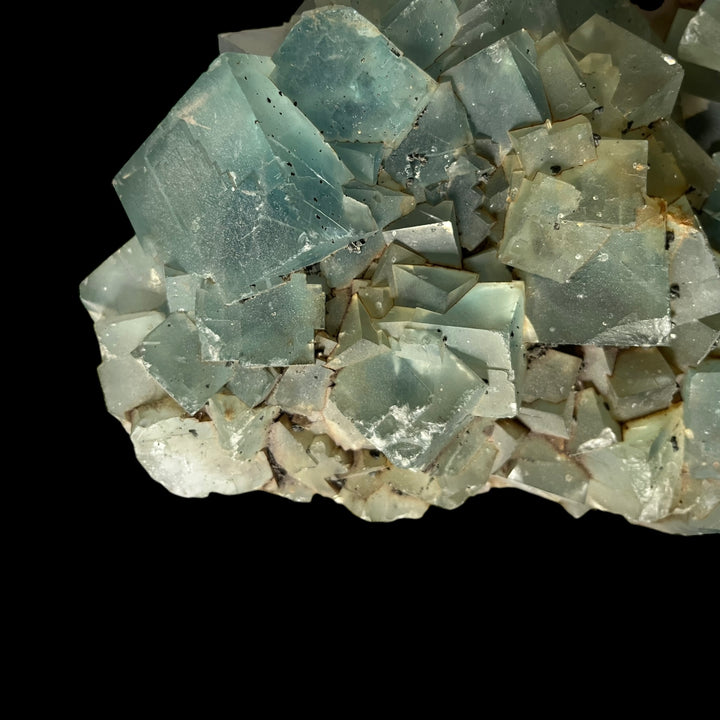 Fluorite bleue, chalcopyrite Le Burc Tarn France DB14