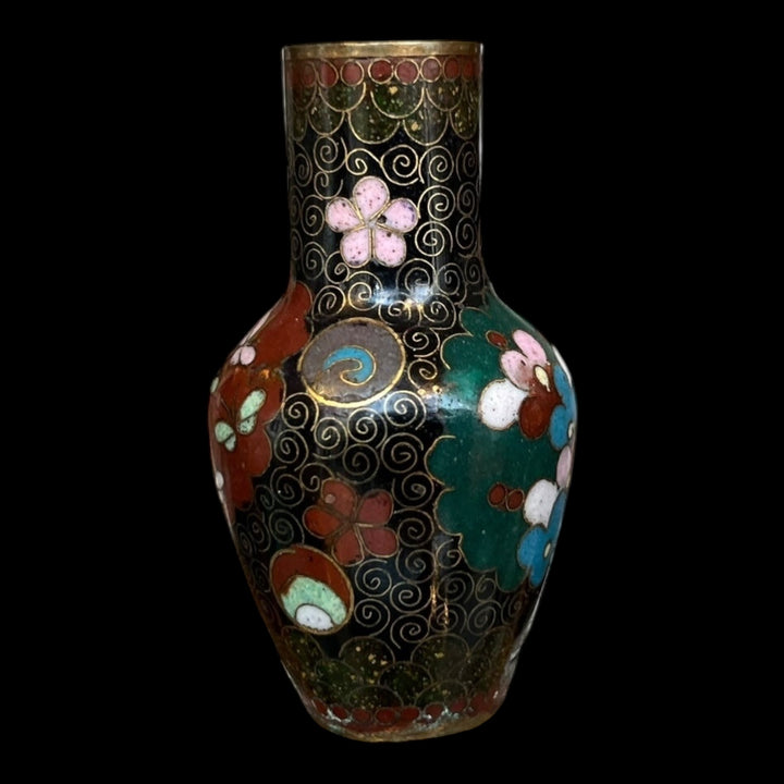日本のミニチュアパーティションの花瓶は、宮崎時代の西城に署名しました