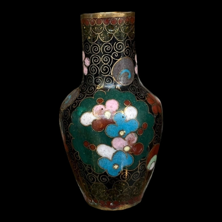 日本のミニチュアパーティションの花瓶は、宮崎時代の西城に署名しました