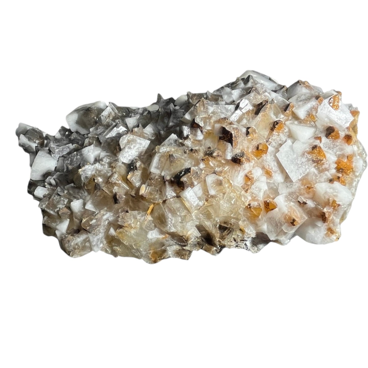 Calcite mariposa 2 générations Santa Eulalia Mexique DR58