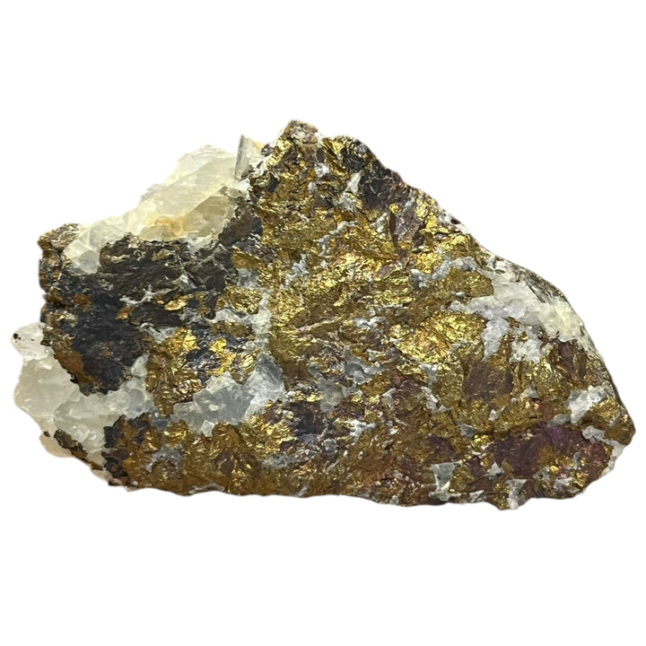 Chalcopyrite sur fluorine Mine du Burc Tarn France C98