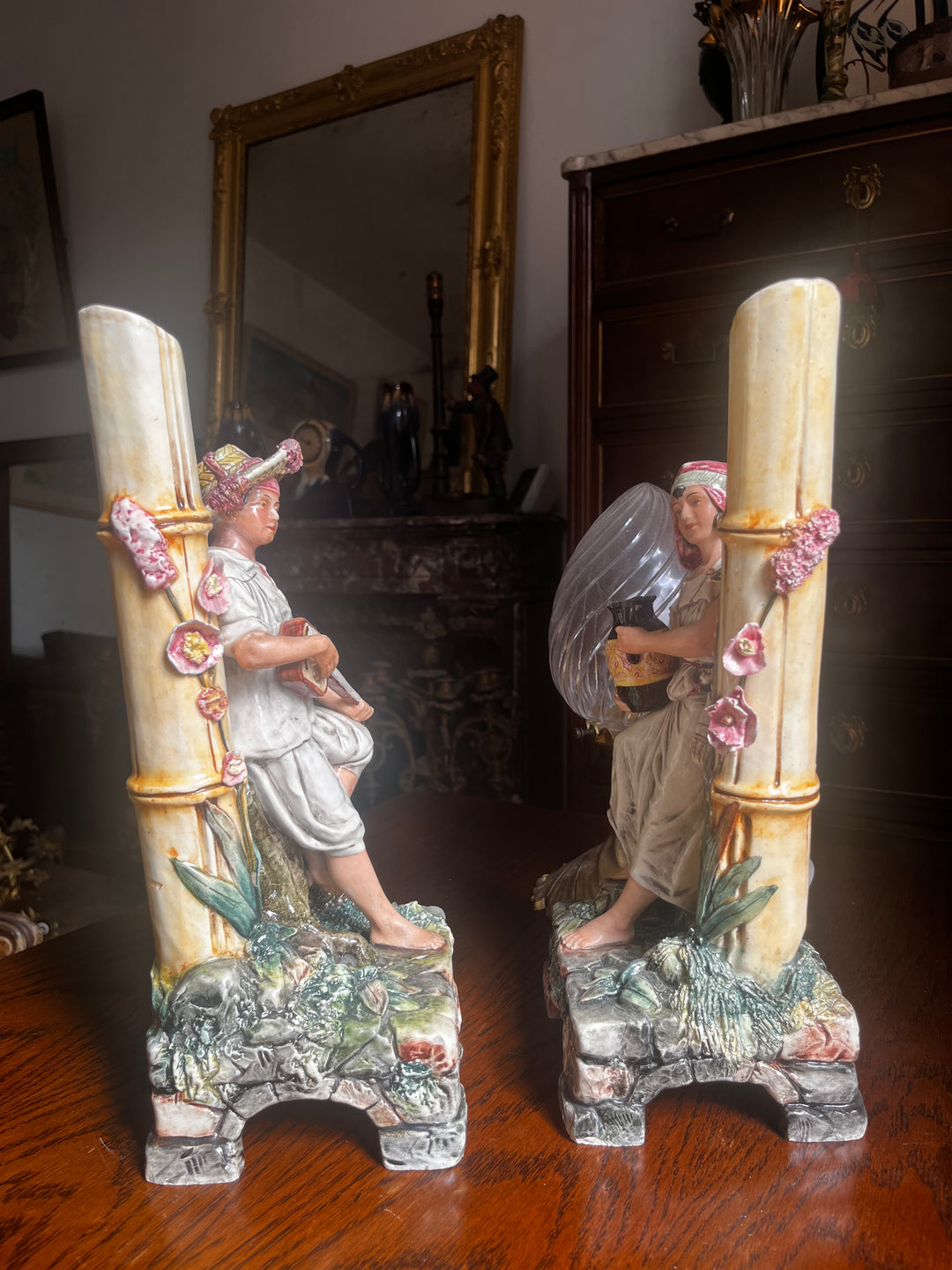 Paire de soliflores de Bernhardt Bloch