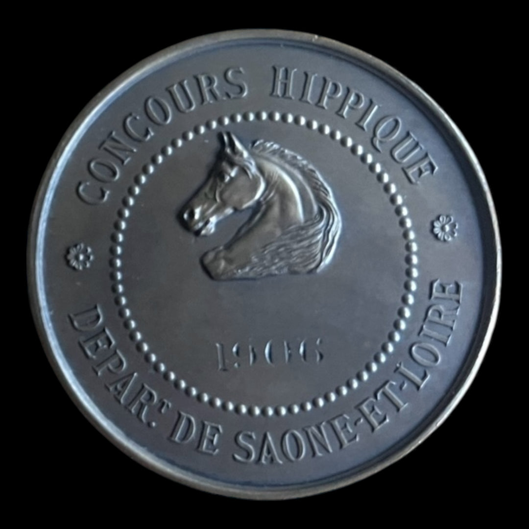 Bronzemedaille in Saône and Loire Horse -verdrängter Wettbewerb Dupuis 1906