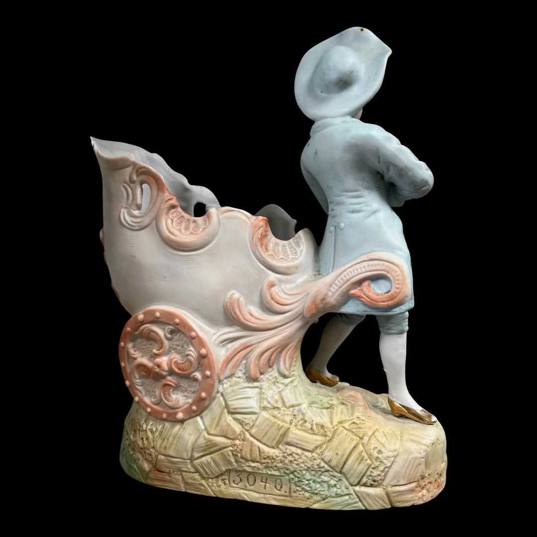 Paire de vases bouquetieres allemandes de Thuringe