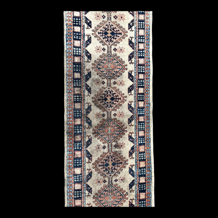 Ancien Tapis de couloir Heriz en laine 547 x 72