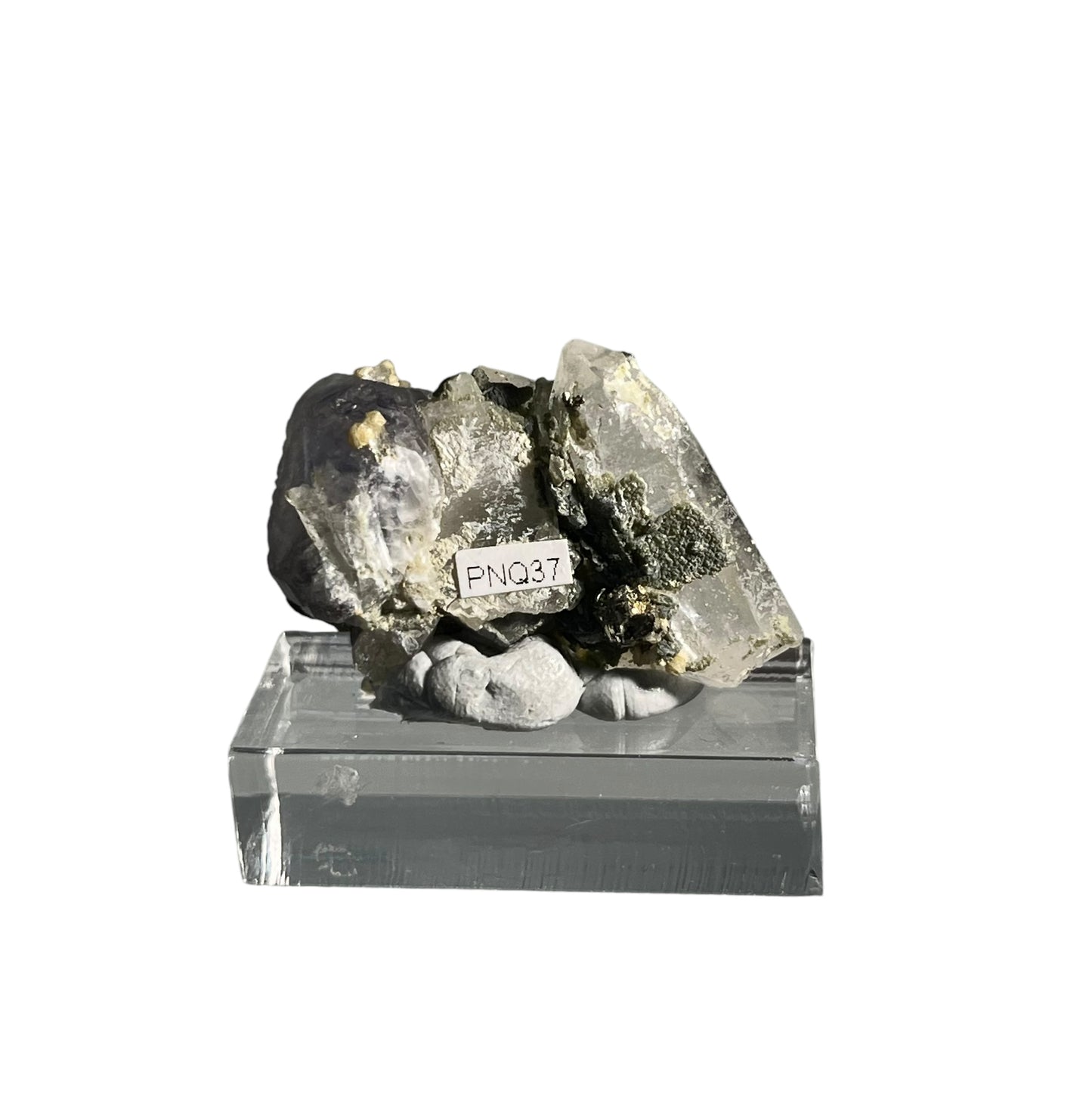 Fluorine avec fantômes quartz Panasqueiras  Portugal PNQ37