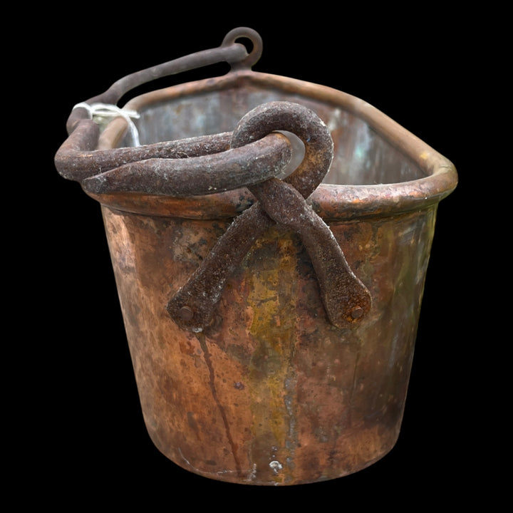 jardinière en cuivre ( ancienne poissonnière )