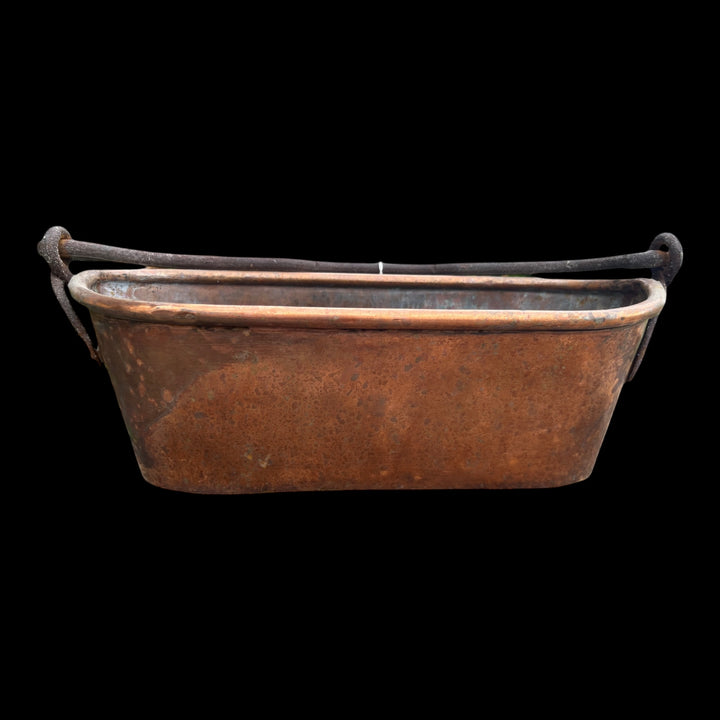 jardinière en cuivre ( ancienne poissonnière )