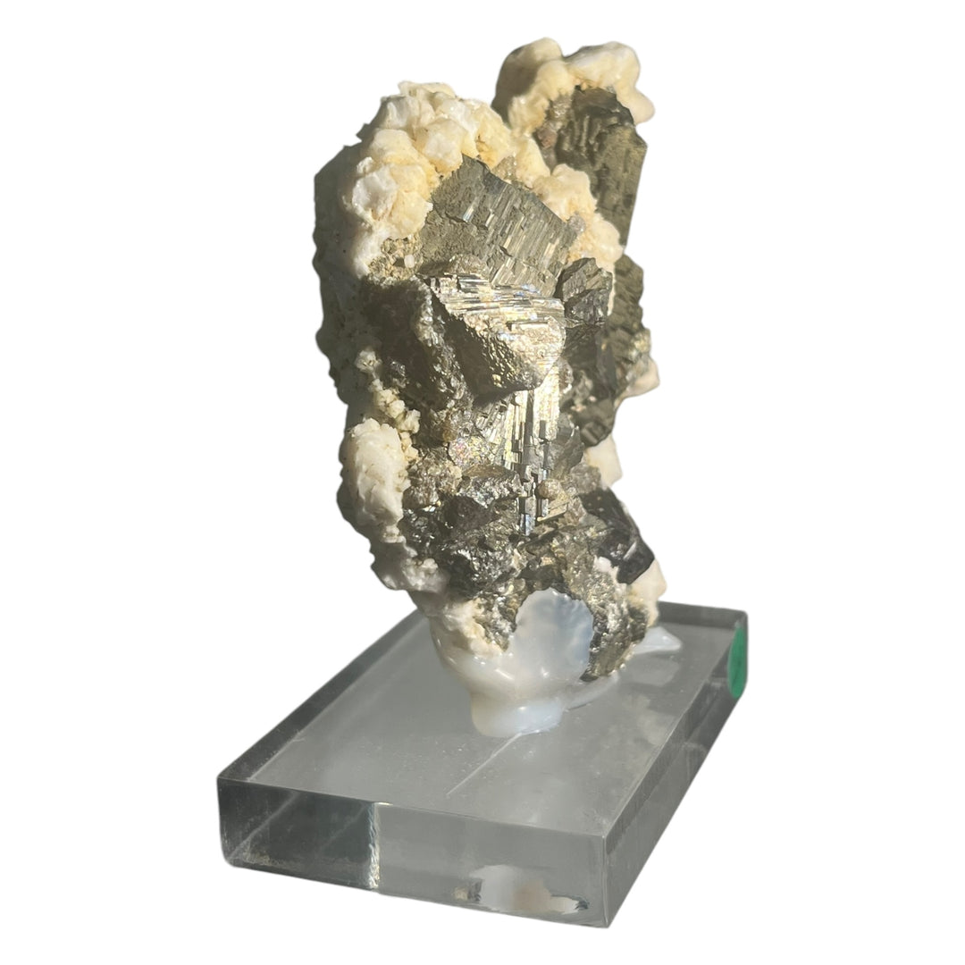 Arsenopyrite et calcite Portugal PNQ4