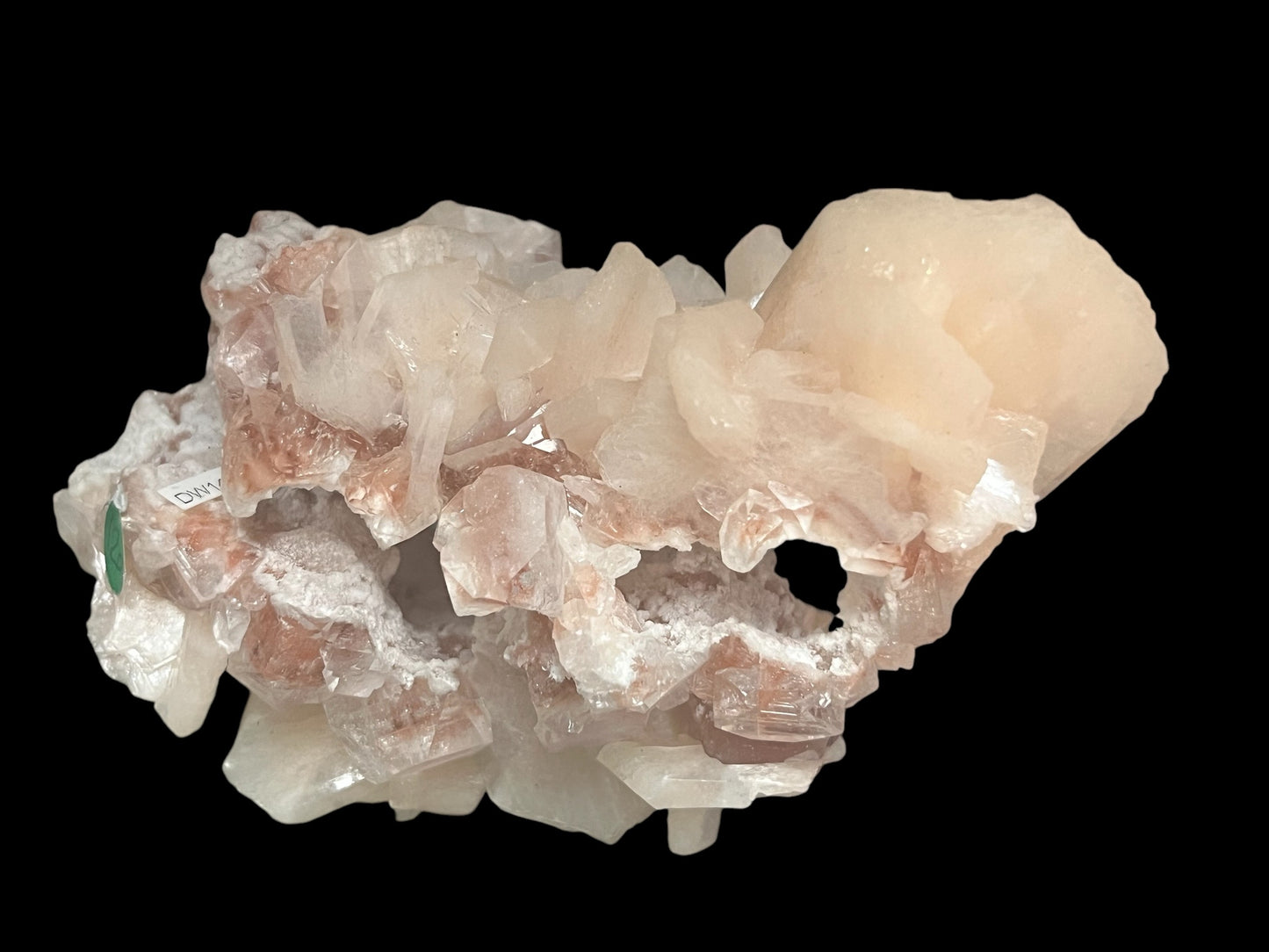 Apophylite hematite stilbite India DW144