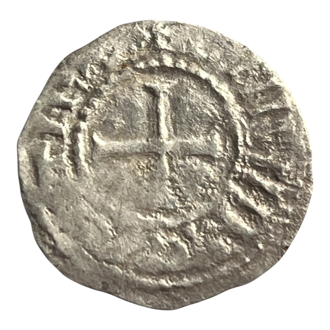 Denier argent de Vendome du trésor d’Espagne de Catalayud