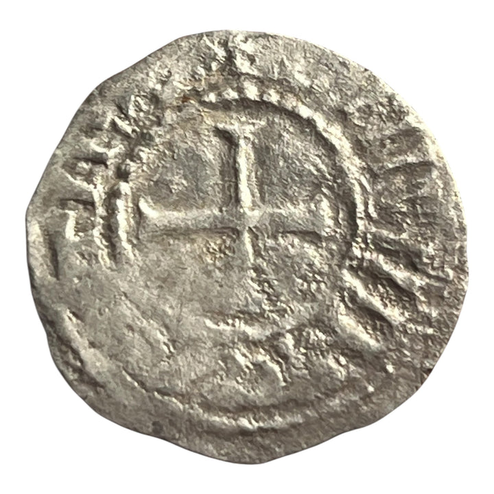 Denier argent de Vendome du trésor d’Espagne de Catalayud