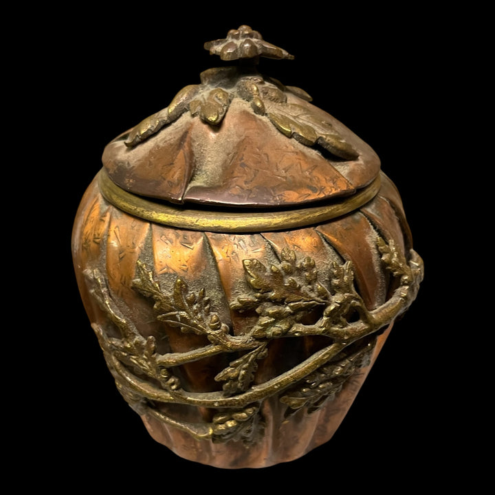 pot-pourri Art Nouveau cuivre
