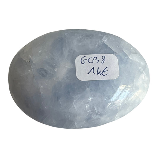 Blue Calcite Pebble 6 cm Madagascar GCB8