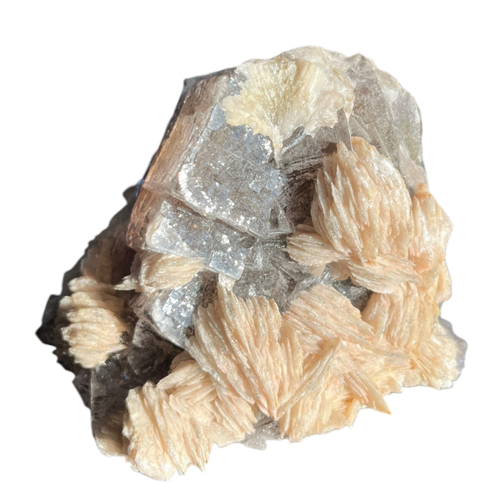 Fluorine with Baryte Chaillac France DR218