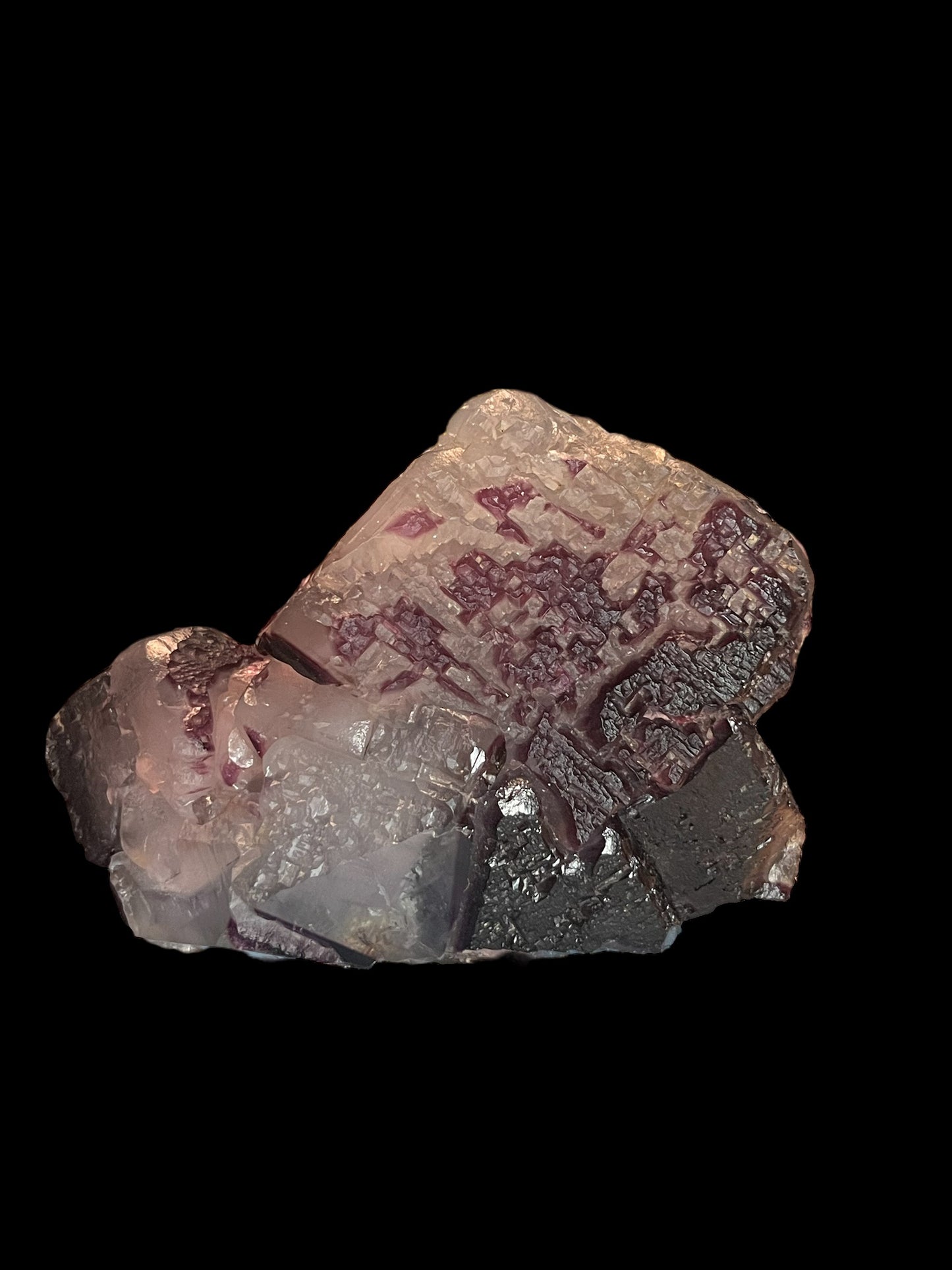 Fluorite bicolore Camissinone mine, Lombardie, Italie DA217