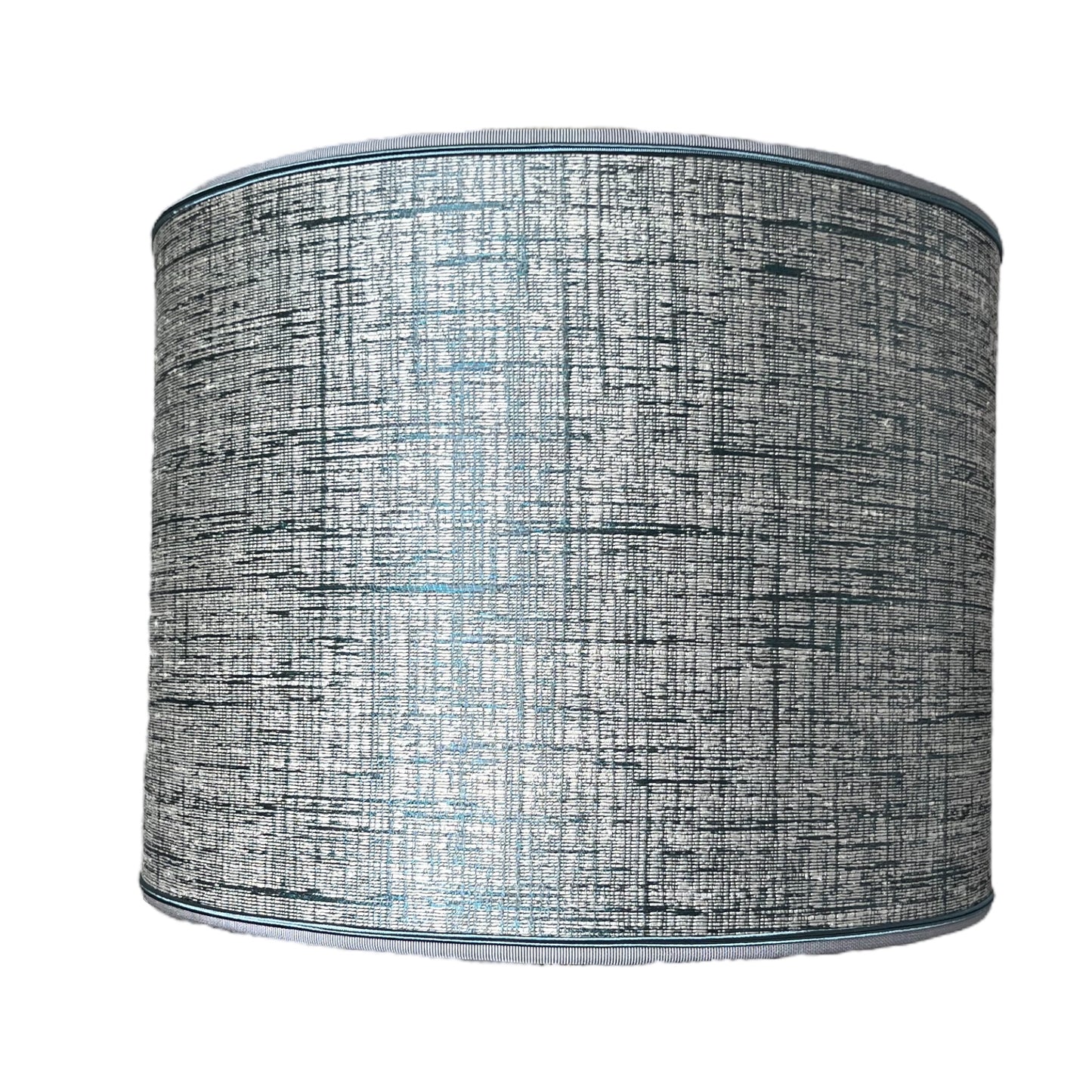 Abat-jour contrecollé en tissu, gris-bleu, 35 cm