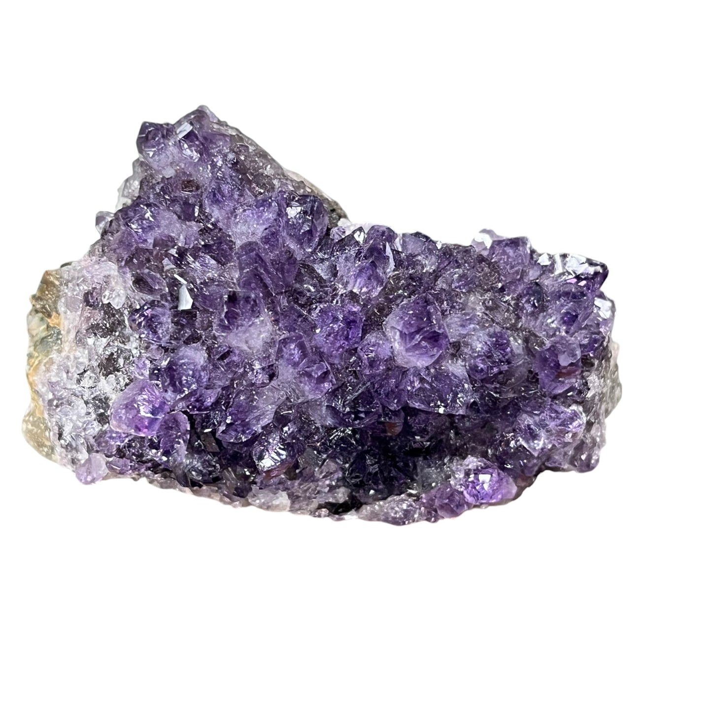 Druse Fantomist und Hämatit Amethyst Brazil AM56